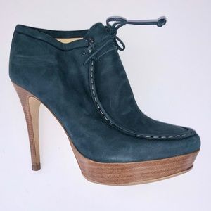 Alexander Birman platform suede boots size 9